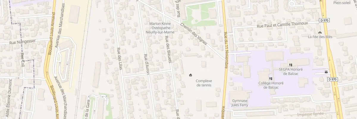 Plan du 26 Rue des Bleuets à Neuilly-sur-Marne