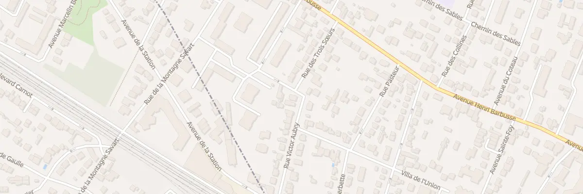 Plan du 21 Rue Victor Aubry à Gagny