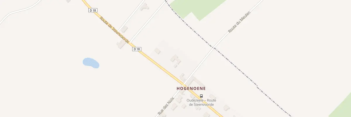 Plan du 1474 Rte de Steenvoorde à Oudezeele