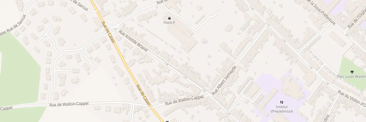 Plan du 146 Rue Aristide Briand à Hazebrouck