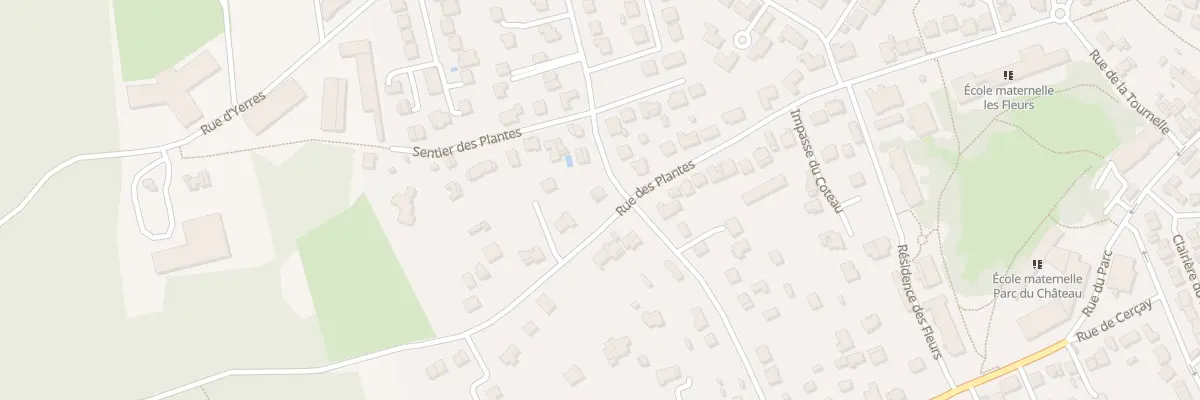 Plan du 24 Rue des Plantes à Villecresnes