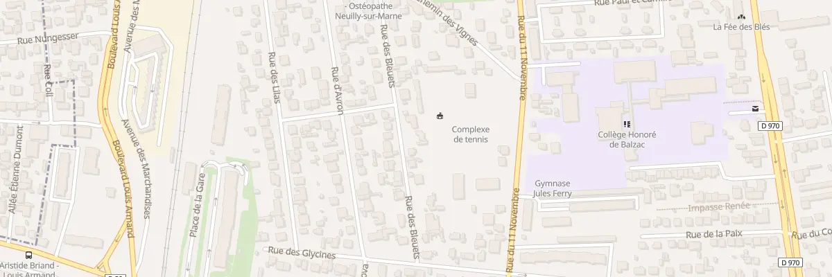 Plan du 14 Rue des Bleuets à Neuilly-sur-Marne