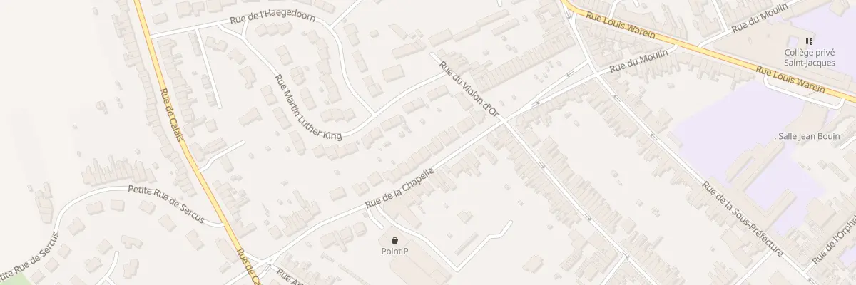 Plan du 58 Rue de la Chapelle à Hazebrouck
