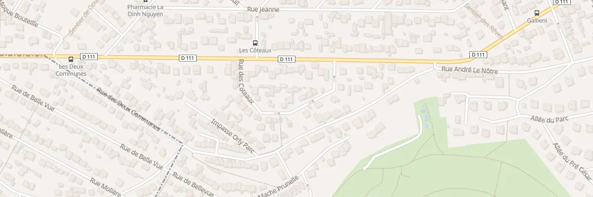 Plan du 15 Rue des Côteaux à Ormesson-sur-Marne