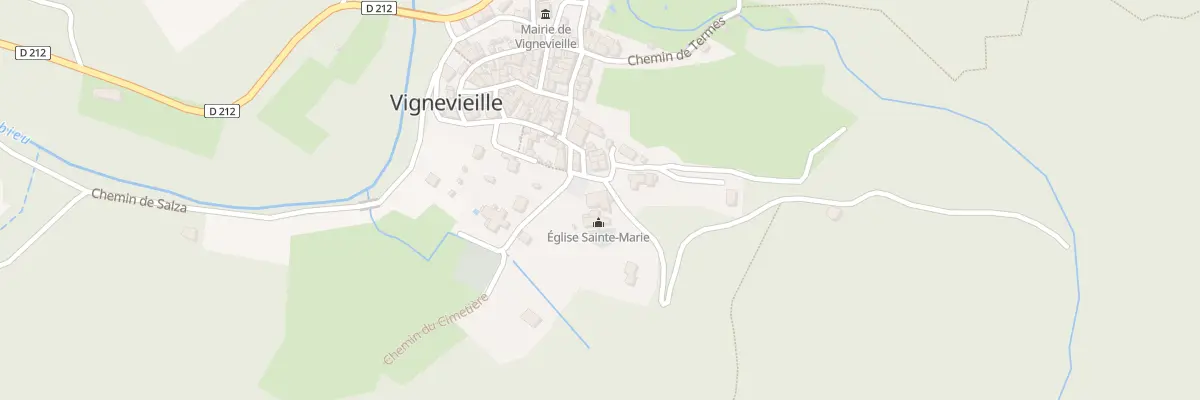 Plan du 1 Pla du Malva à Vignevieille