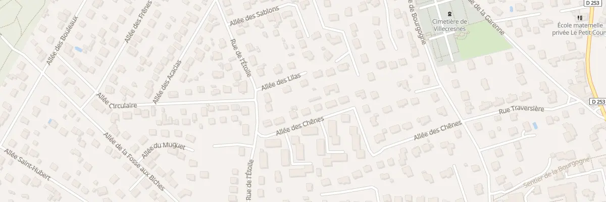 Plan du 54 Rue de l’Etoile à Villecresnes