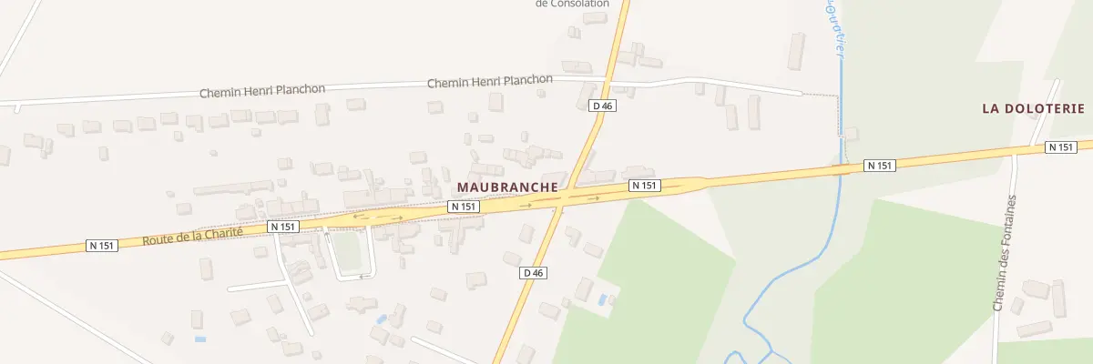 Plan du 43 Rte de la Charite à Moulins-sur-Yèvre