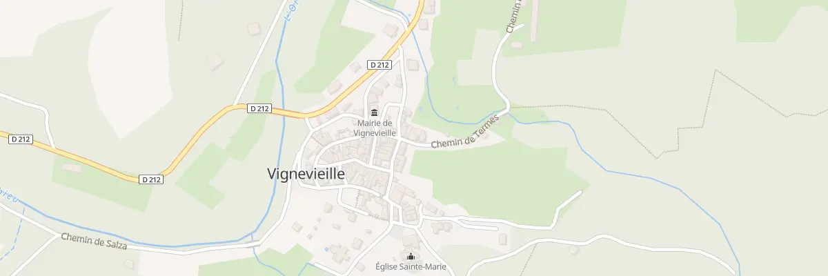 Plan du 7 Rue du Lavoir à Vignevieille