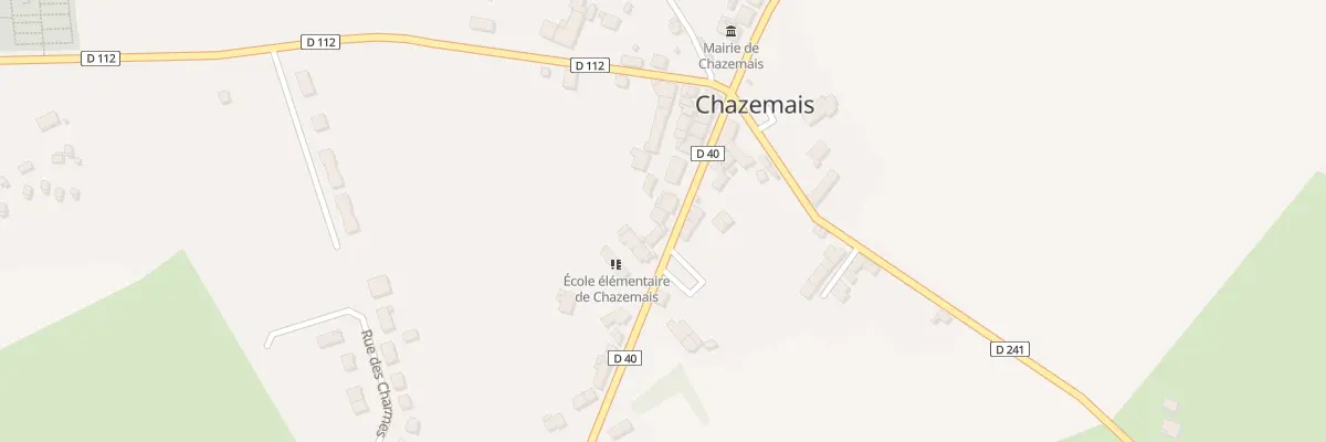 Plan du 16 Rte de la Chapelaude à Chazemais