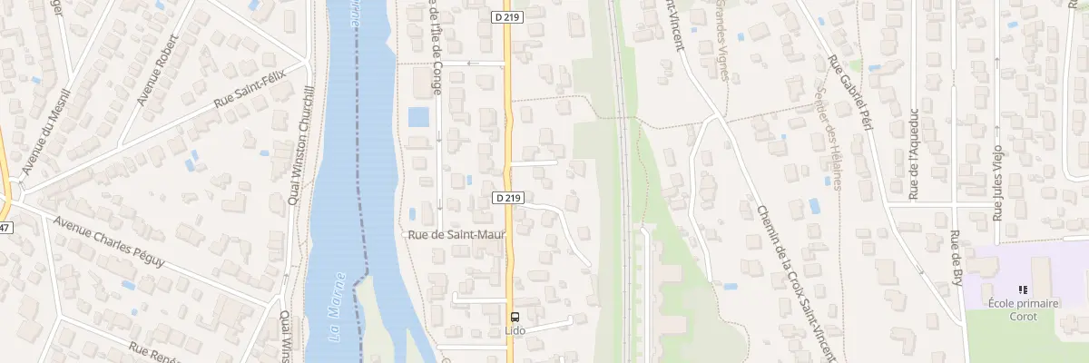 Plan du 110 Rue de Champigny à Chennevières-sur-Marne