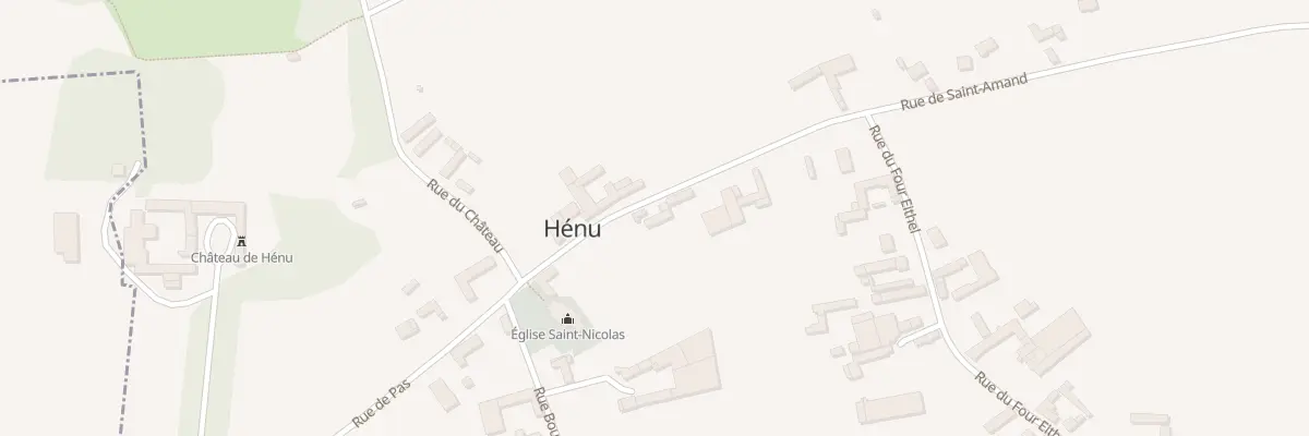 Plan du 6 Gr Grand Rue à Hénu