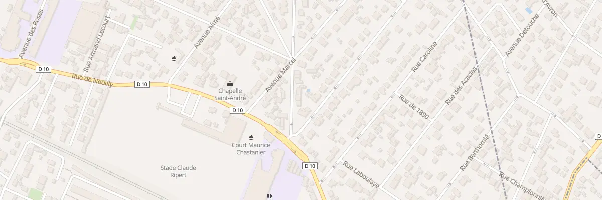 Plan du 71 Rue Simon Guitlevitch à Villemomble