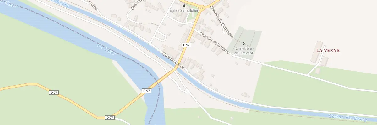 Plan du 50 Le Bourg à Drevant