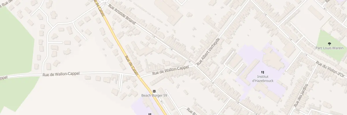 Plan du 105 Rue Aristide Briand à Hazebrouck