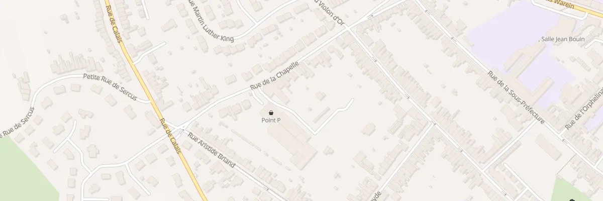 Plan du 47 Rue de la Chapelle à Hazebrouck