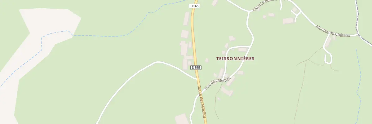 Plan du 5163 Teissonnieres à Verneugheol