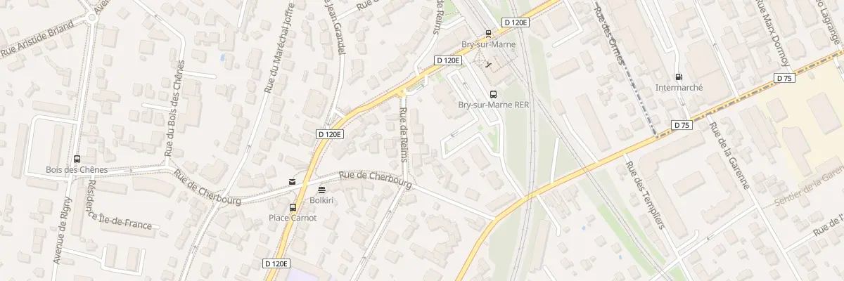 Plan du 3 Rue de Reims à Bry-sur-Marne