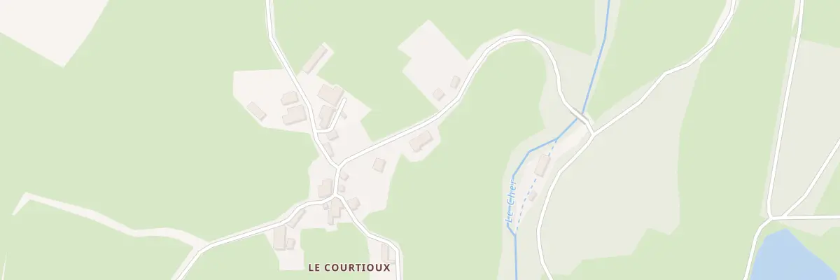 Plan du 20 Le Courtioux à Rougnat