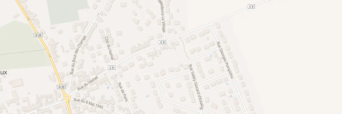 Plan du 26 Rue du Hamel à Villers-Bretonneux