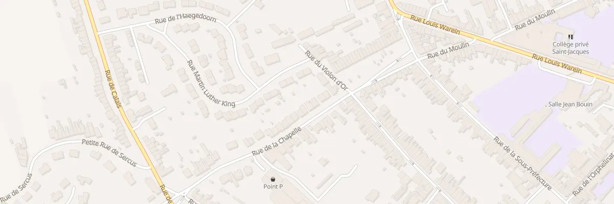 Plan du 54 Rue de la Chapelle à Hazebrouck