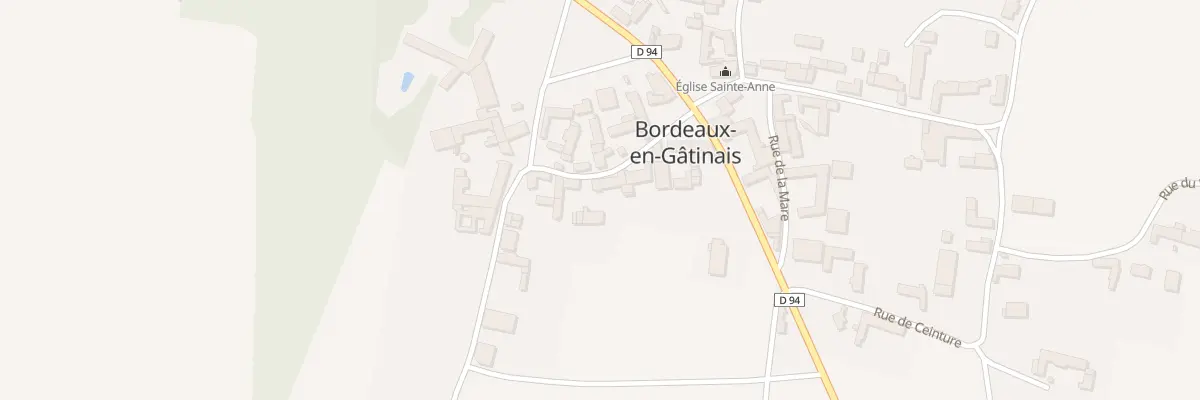 Plan du 7 Rue de Beaune à Bordeaux-en-Gâtinais