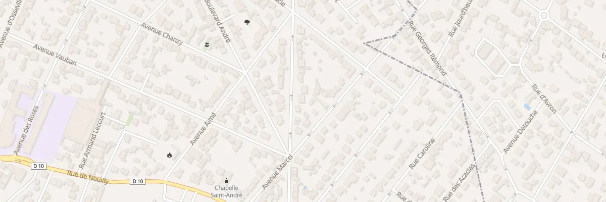 Plan du 47 Rue Simon Guitlevitch à Villemomble