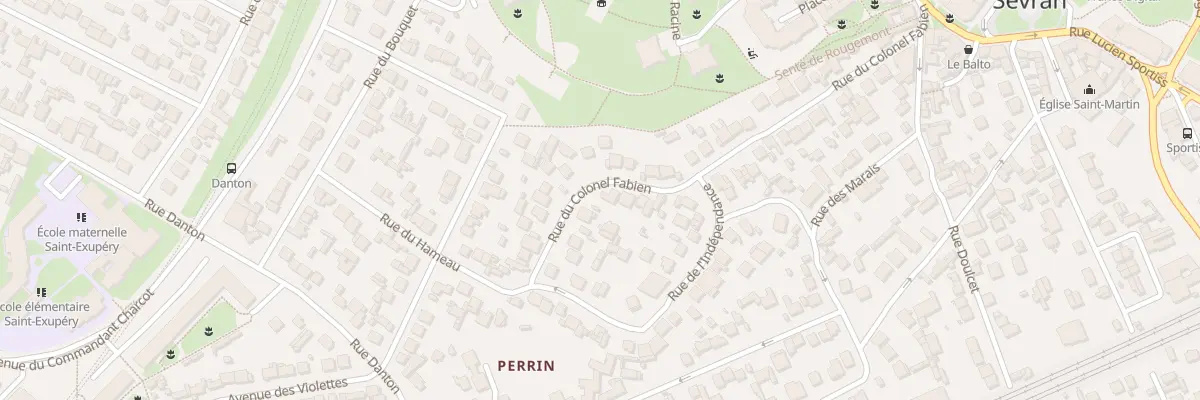 Plan du 37 Rue du Colonel Fabien à Sevran