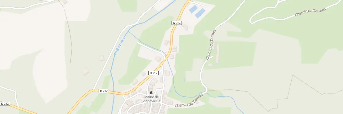 Plan du 6 Rte de l’Orbieu à Vignevieille