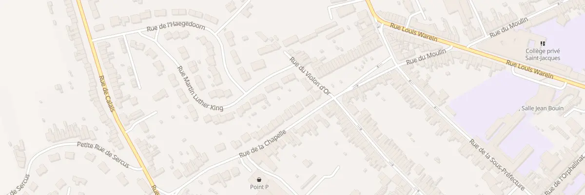 Plan du 52 Rue de la Chapelle à Hazebrouck
