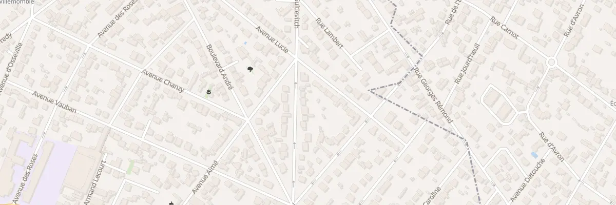 Plan du 37 Rue Simon Guitlevitch à Villemomble