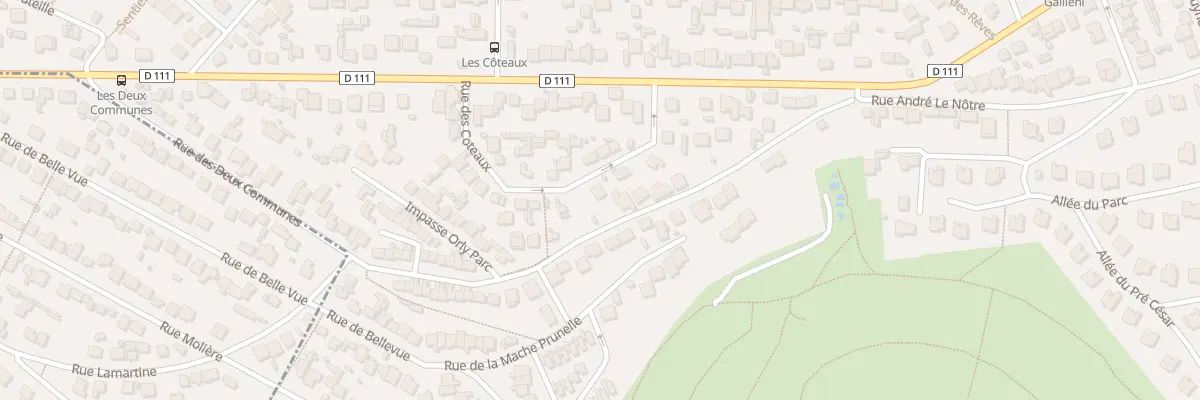 Plan du 24 Rue des Côteaux à Ormesson-sur-Marne