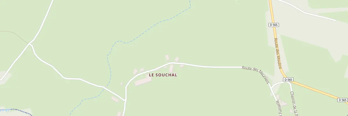 Plan du 5166 Le Souchal à Verneugheol