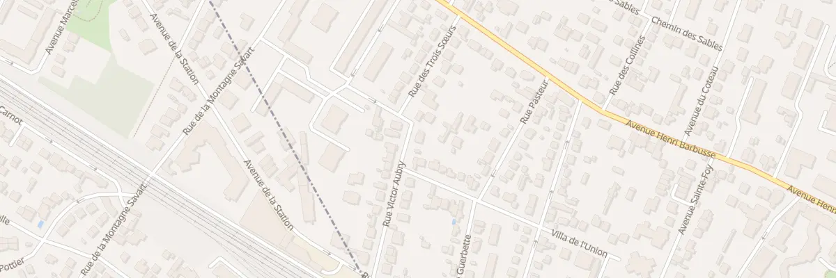 Plan du 20 Rue Victor Aubry à Gagny