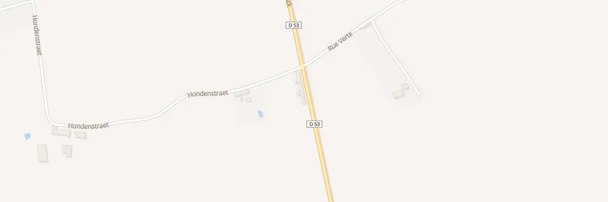 Plan du 744 Rue d’Hazebrouck à Hondeghem