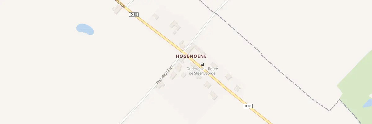 Plan du 1536 Rte de Steenvoorde à Oudezeele