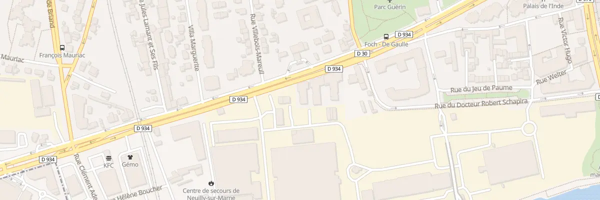Plan du 28 Bd du Marechal Foch à Neuilly-sur-Marne
