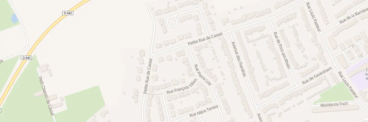 Plan du 13 Rue Pierre Loti à Hazebrouck