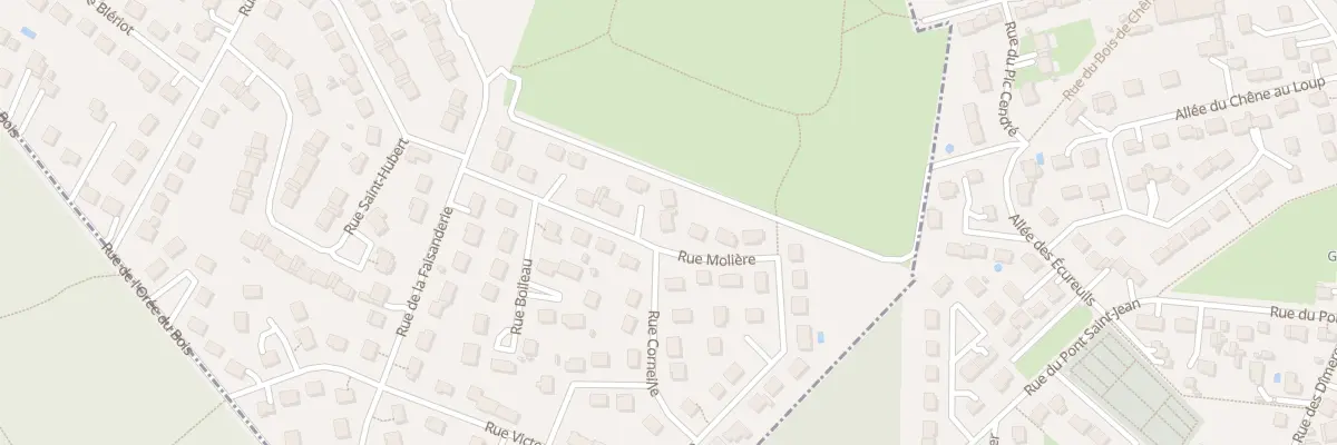 Plan du 17 Rue Molière à Orry-la-Ville