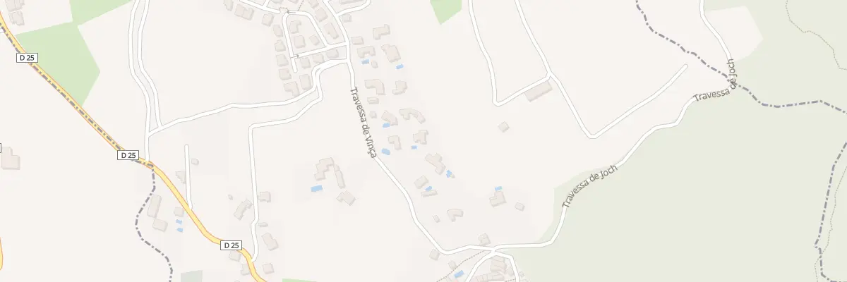Plan du 29 Tra de Vinca à Joch