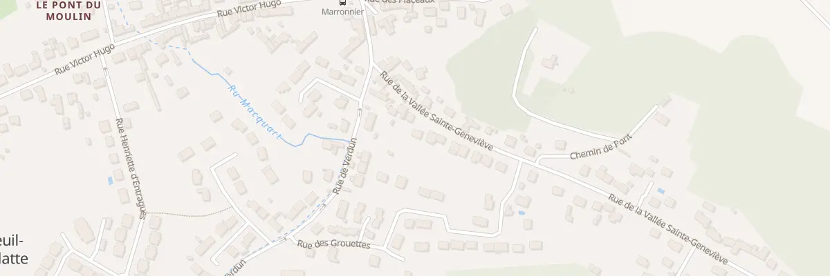 Plan du 12 Rue de la Vallee Ste Genevieve à Verneuil-en-Halatte