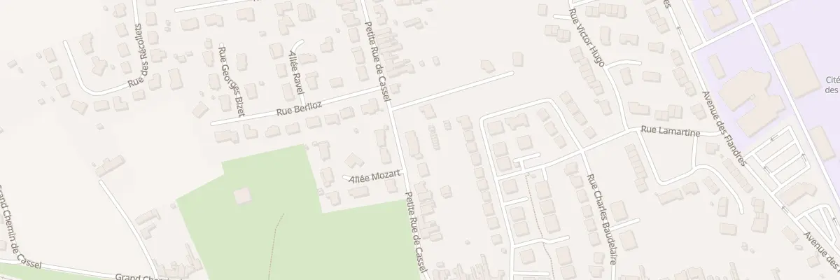 Plan du 30 Petite Rue de Cassel à Hazebrouck