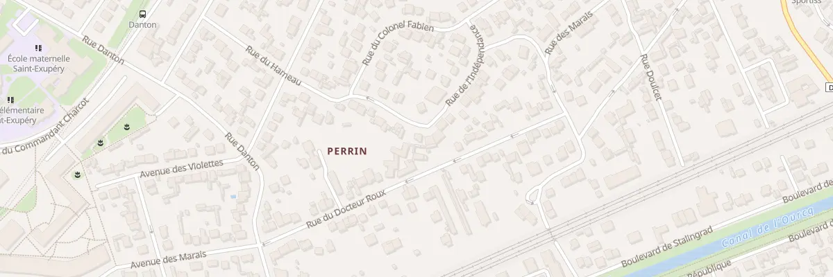 Plan du 1 Rue Villebois-mareuil à Sevran