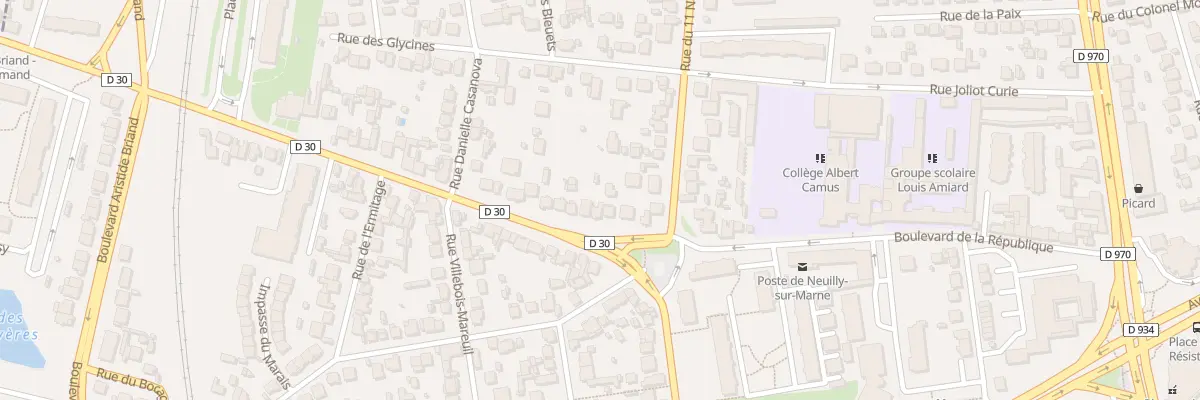 Plan du 8B Av Paul Doumer à Neuilly-sur-Marne