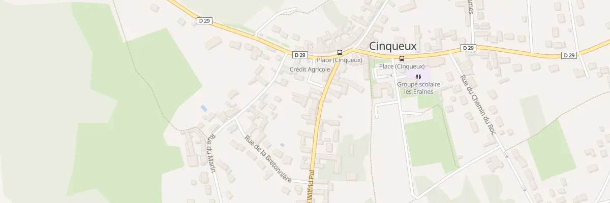 Plan du 6 Rue Wilfrid Pol à Cinqueux