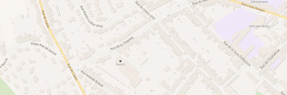 Plan du 37 Rue de la Chapelle à Hazebrouck