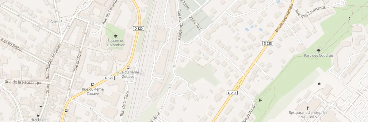 Plan du 3 Rue des Coulons à Bry-sur-Marne
