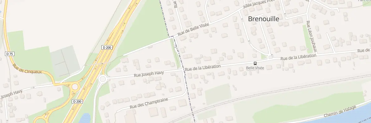 Plan du 73B Rue de la Libération à Brenouille