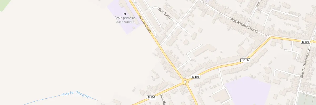 Plan du 159 Rue de Calais à Hazebrouck