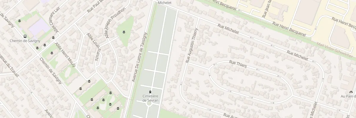 Plan du 93 Rue Augustin Thierry à Sevran