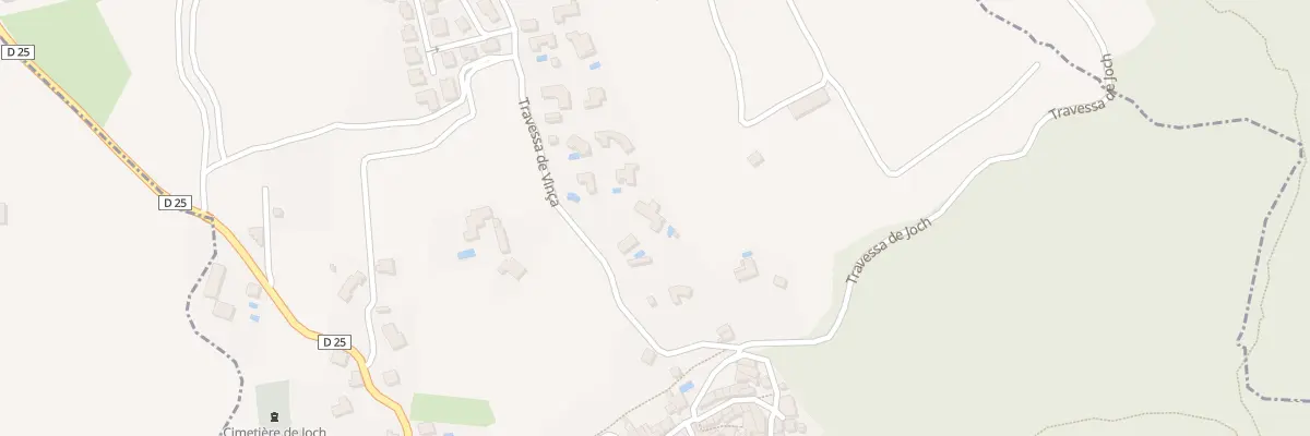 Plan du 9004F Tra de Vinca à Joch